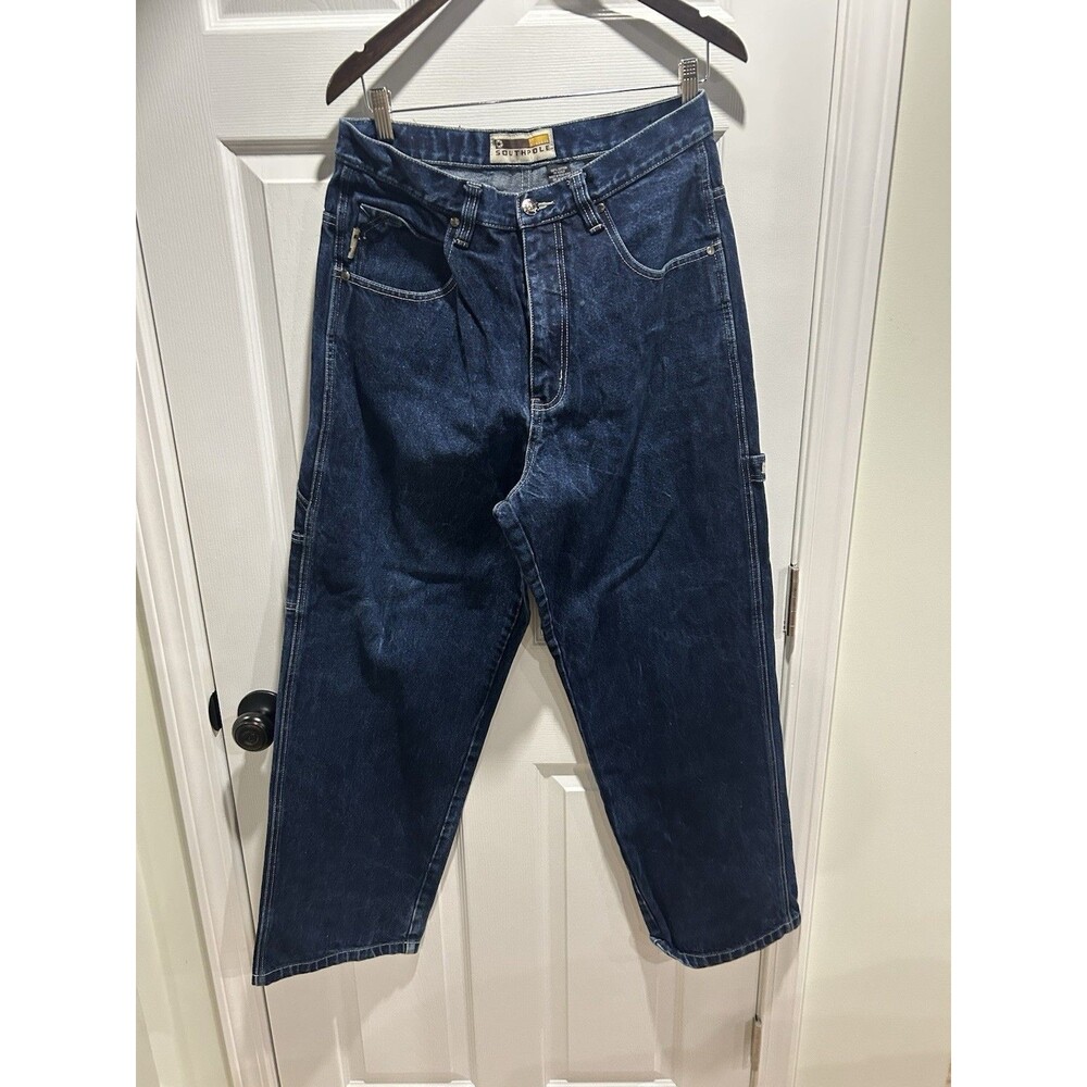 Southpole Y2K Authentic Denim Collection Men’s Size 34 Baggy Carpenter Jeans